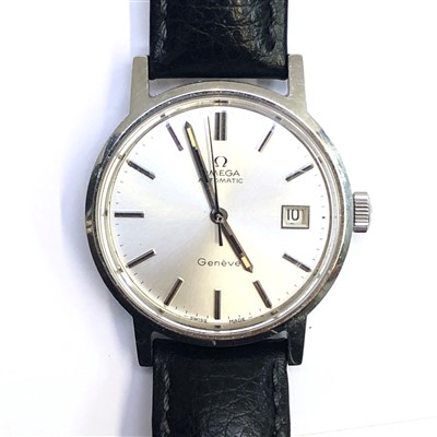 Lot 2736 - A gentlemen's Omega automatic Geneva date...