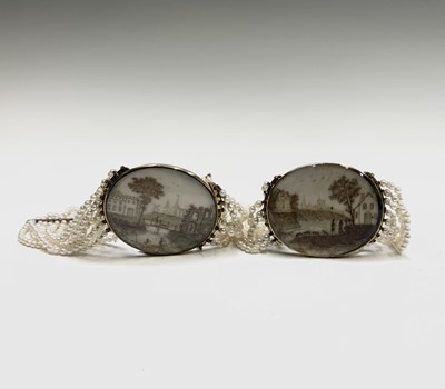 Lot 141 - A pair of 18th-century gold-mounted miniature...