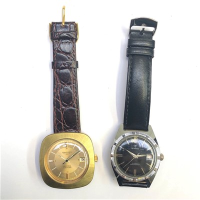 Lot 2744 - A Longines gentleman's 1970's mat gold plated...