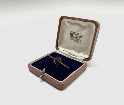 Lot 78 - A rolled gold pin, boxed