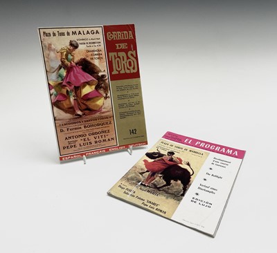 Lot 382 - Bull Fighting Interest: Two souvenir...
