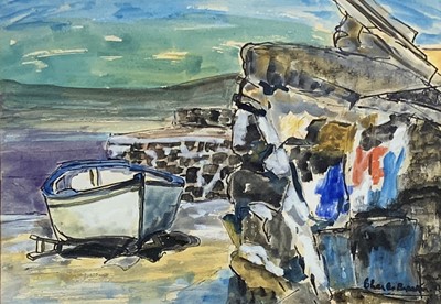 Lot 141 - Charles BREAKER (1906-1985) Harbour Scene...