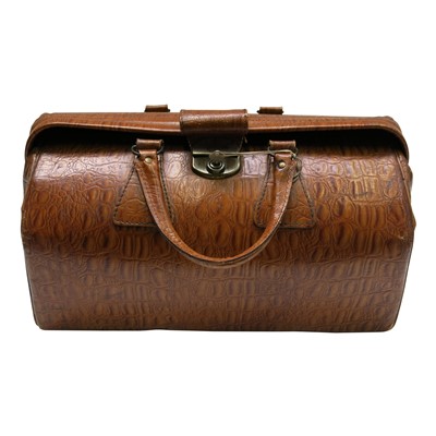 Lot 35 - A Cheney alligator skin style leather...