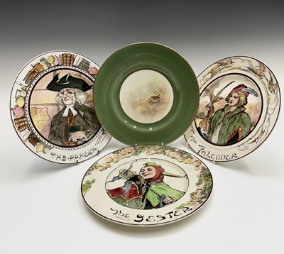Lot 824 - A Royal Worcester plate, painted by Maybury...