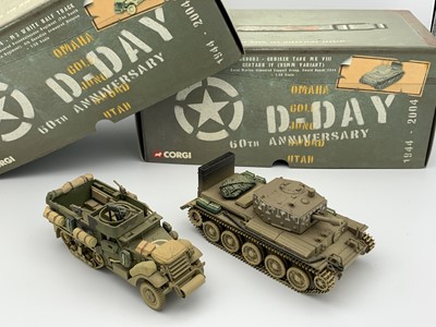 Lot 717 - Corgi Diecast Military World War II Vehicles -...