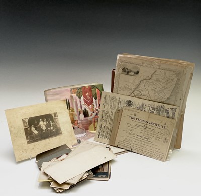 Lot 88 - An Edwardian photograph album, various loose...