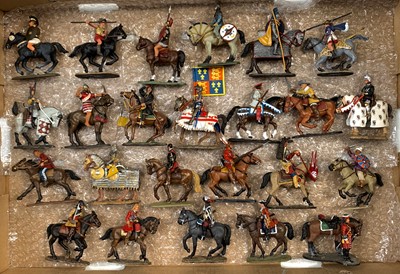 Lot 284 - Cavalry Through The Ages - A box containing 24...