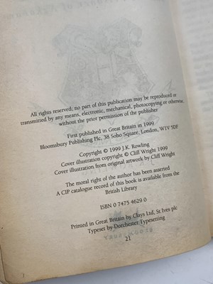 Lot 1301 - J. K. ROWLING. 'Harry Potter and the Prisoner...