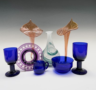 Lot 831 - A pair of Victorian red glass jack in the...