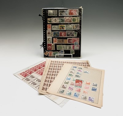 Lot 363 - China - A bag containing a complete sheet of...