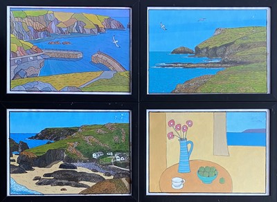 Lot 162 - Tim TREAGUST (XIX-XX) 'Mullion Harbour',...