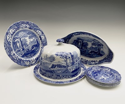 Lot 943 - A Spode 'Italian' pattern cheese dome, height...