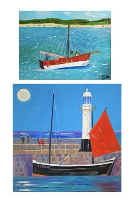 Lot 157 - Andrew Stewart WEIR (1948) Chasing The Fish,...