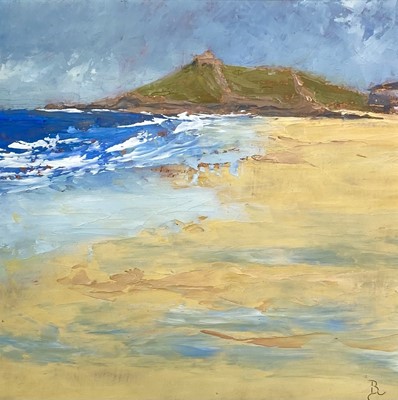 Lot 155 - David BEER (1943) Porthmeor Beach, St Ives ...