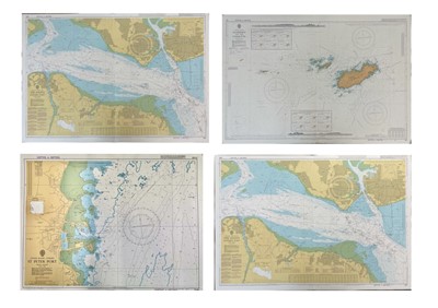 Lot 209 - SEA CHARTS. Approx fifty mid 20th century sea...