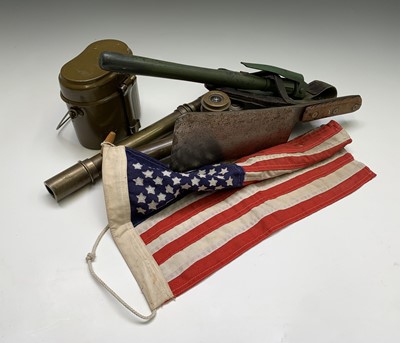 Lot 222 - Military Miscellaneous - A plastic crate...