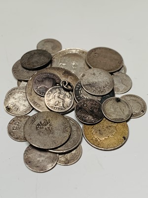 Lot 34 - G.B. Silver - Lot comprises £2.40 of pre 1947...