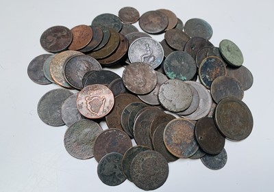 Lot 35 - Georgian Silver & Copper Coins - Lot comprises...