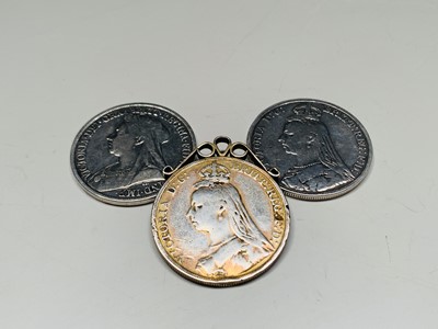 Lot 36 - GB Victorian Silver Coins: Lot comprises 1889...