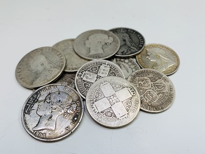 Lot 37 - G.B. Victorian Silver Coins - Lot comprises...