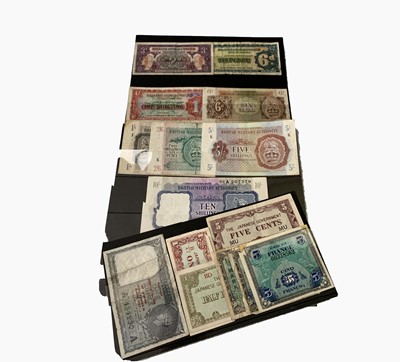 Lot 39 - Bank Notes: Military issues etc, 2nd World War...