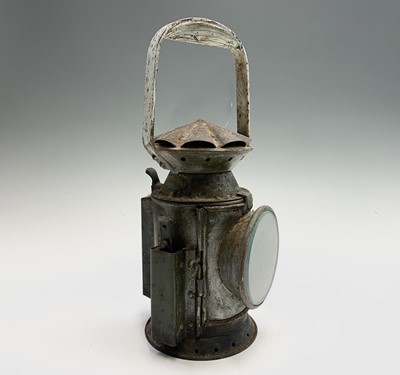 Lot 429 - Railwayana - A fluted topped Guards three...