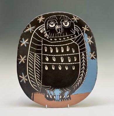 Lot 1043 - Pablo PICASSO (1881-1973) Hibou Mat (Ramié...