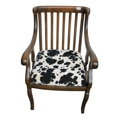 Lot 3310 - A mahogany armchair, early 20th century,...