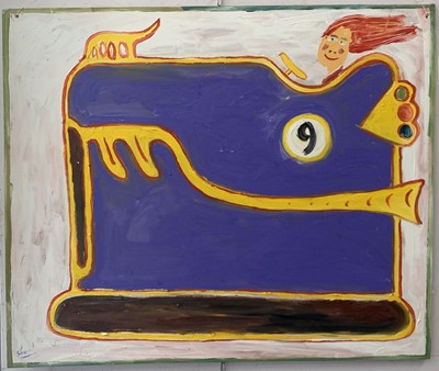 Lot 1423 - Simeon STAFFORD (b.1956) 'Purple Car No. 9'...