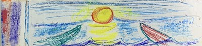 Lot 179 - Terry FROST (1915-2003) Sun and Boats Mixed...