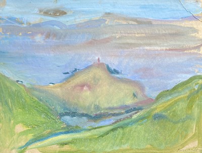 Lot 13 - Rose HILTON (1931-2019) Cape Cornwall Oil on...