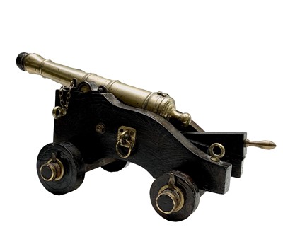 Lot 10 - A bronze signalling cannon, early 19th century,...