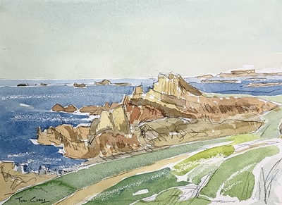 Lot 88 - Tom CROSS Vazon Bay from Port Hammet 1997...