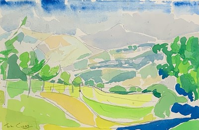 Lot 89 - Tom CROSS (1931-2009) Italian landscape,...
