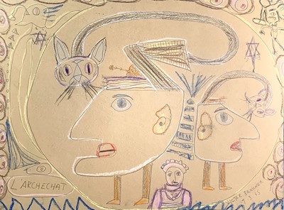 Lot 277 - Follower of Victor BRAUNER (1903-1966)...