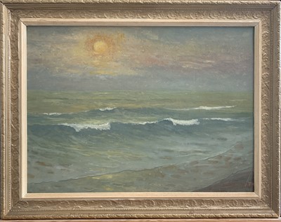 Lot 1412 - 20th Century British School Seascape Oil on...