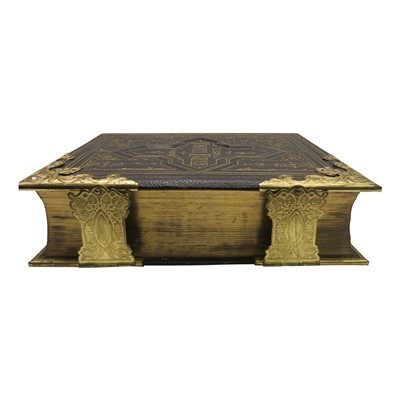 Lot 72 - The National Family Bible, leather bound with...