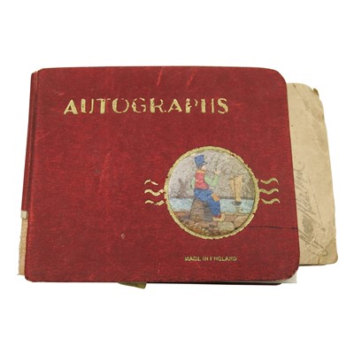 Lot 77 - A football autograph album, circa 1938, teams...