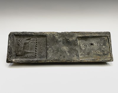 Lot 5 - A 19th century Cornish tin ingot from the...