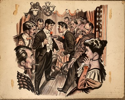 Lot 1216 - Literary illustrations Unsigned Water & body...