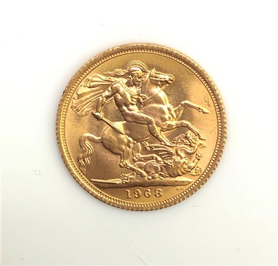 Lot 2500 - Sovereign, 1968, uncirculated.
