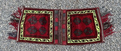 Lot 1269 - A Belouch saddlebag, late 20th century, 129 x...