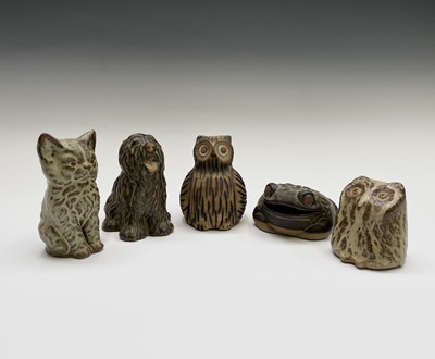 Lot 872 - A Tremar Pottery money box modelled as a frog,...