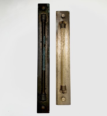 Lot 508 - A surveyor's brass rolling rule by Hall...