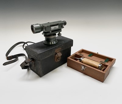Lot 526 - A Hilger & Watts mercury filled plumb bob,...