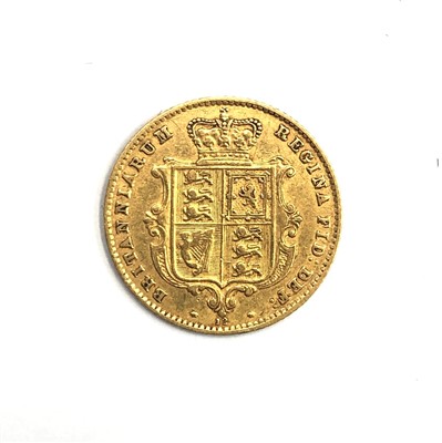 Lot 2447 - A Victorian shield backed half sovereign 1869.