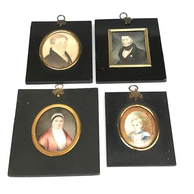 Lot 2810 - William IV portrait miniature of a gentleman...