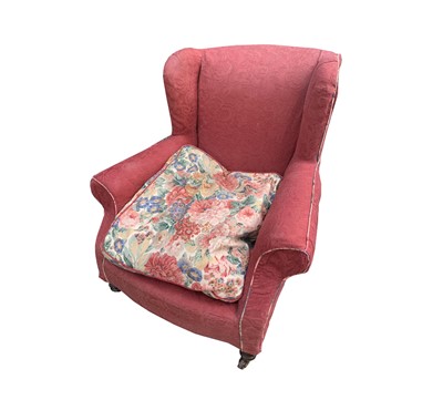 Lot 3082 - A late Victorian walnut framed upholstered...