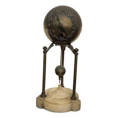 Lot 3029 - A spherical timepiece, early 20th century, the...