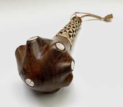Lot 143 - Solomons Islands, An inlaid club, 20th century,...